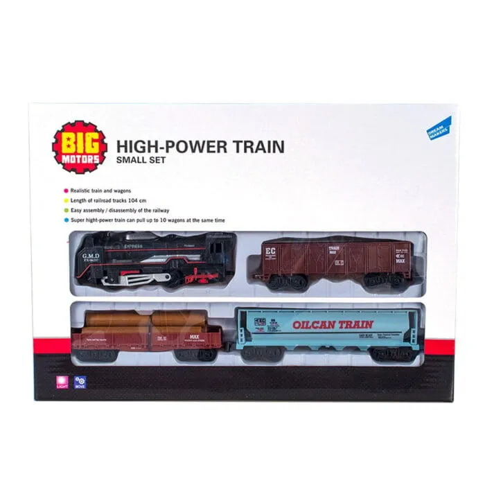 Big Motors 19033-4 Набор игровой «Железная дорога с 3 вагонами» - Image 2