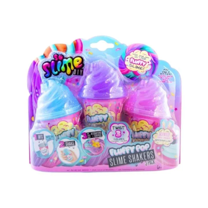 CL 101CL Игровой набор для создания слайма Fluffy shaker, 3 шт - Image 5