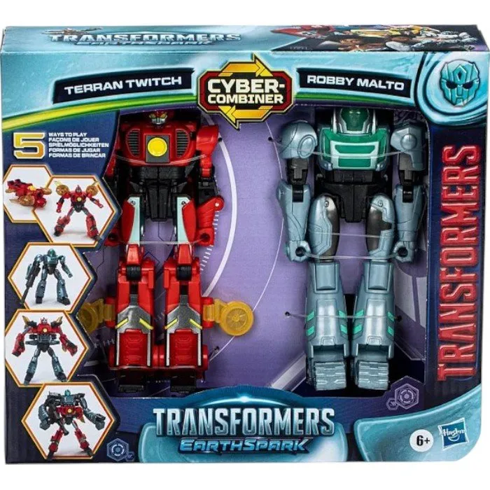 H F8438 TRF Cyber-Combiner Фигурки Робби Мальто и Терран Твич 12,5см - Image 3