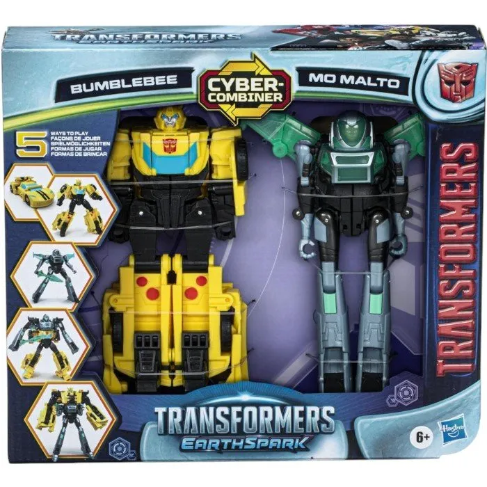 H F8439 TRF Cyber-Combiner Фигурки Бамблби и Мо Мальто 12,5см - Image 3