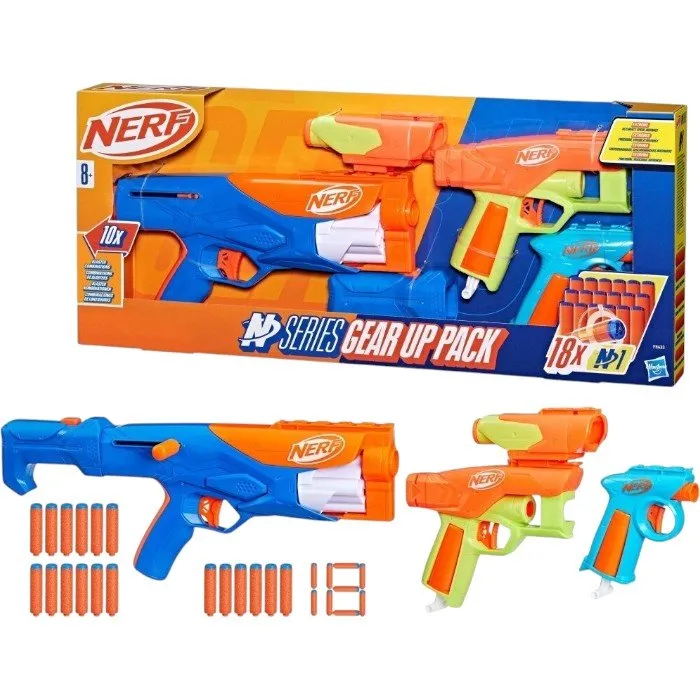 H F8633 NRF Бластер Нерф серии N игровой набор Gear up pack — изображение 2