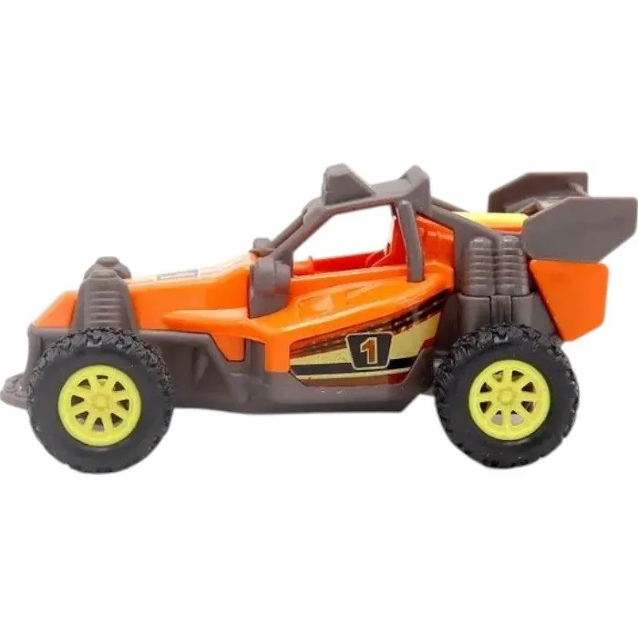 Funky Toys FT0244013 Оранжевый внедорожник "Безумные гонки" со светом и звуком, 12 см — изображение 2