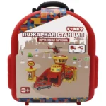 Funky Toys FT0512788-2 Портативный игровой набор - пожарная станция 32 предмета - Image 3