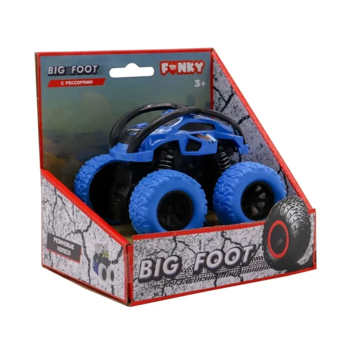Funky Toys FT9787-1 Машинка фрикционная 4x4 "Перевёртыш" синяя — изображение 2