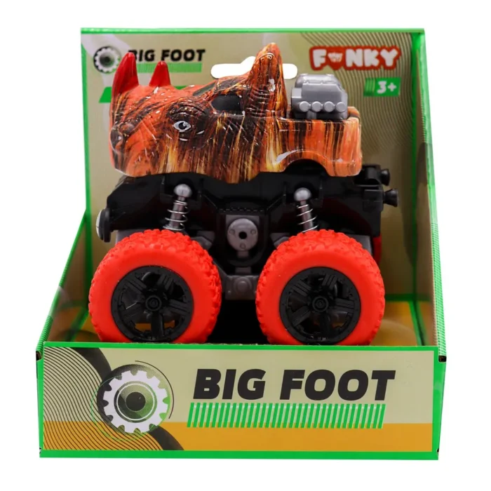 Funky Toys FT9792-4 Машинка "Носорог" 4х4 фрикционная с красными колесами - Image 2