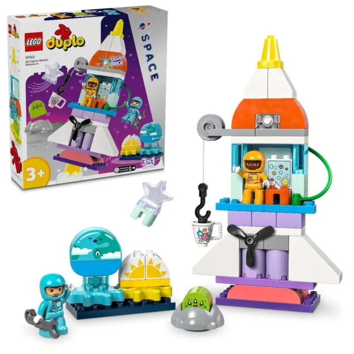 Lego 10422 Дупло Приключения космического корабля 3в1