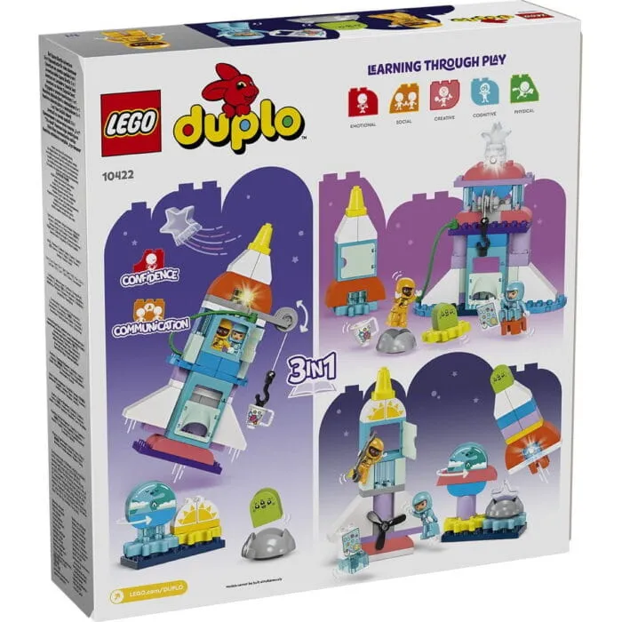 Lego 10422 Дупло Приключения космического корабля 3в1 — изображение 3