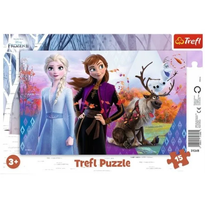 Trefl 31348T Пазл в рамке Холодное Сердце, 15 деталей - Image 2