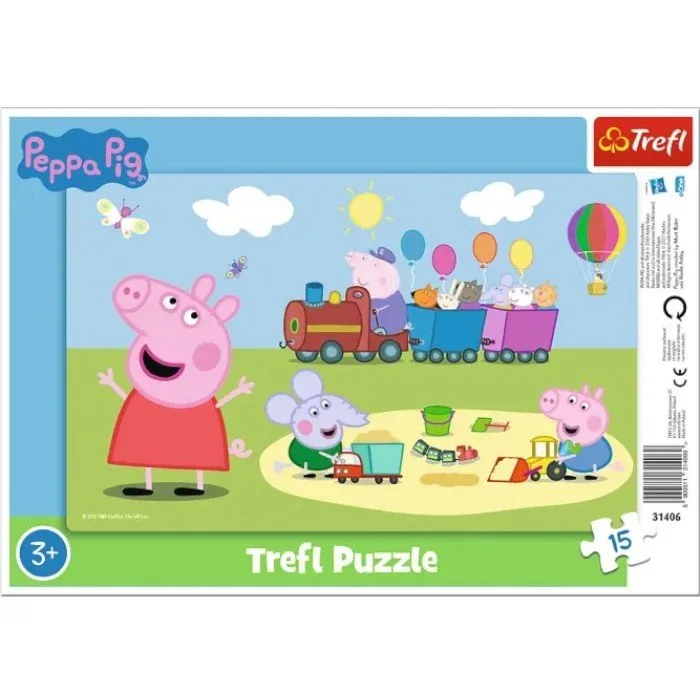 Trefl 31406T Пазл в рамке Свинка Пеппа, 15 деталей - Image 2