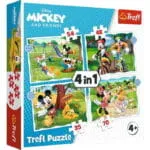 Trefl 34604T Пазл Микки Маус, Набор 4в1 (35+48+54+70 деталей) — изображение 5