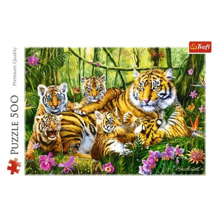 Trefl 37350T Пазл Тигры, 500 деталей - Image 2