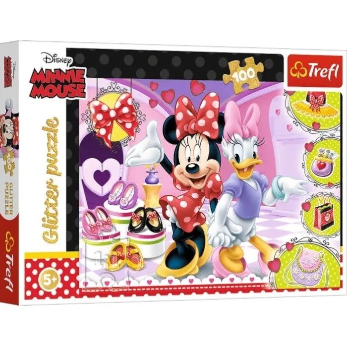 Trefl Glitter 14820T Пазл Минни и блёстки, 100 деталей - Image 2