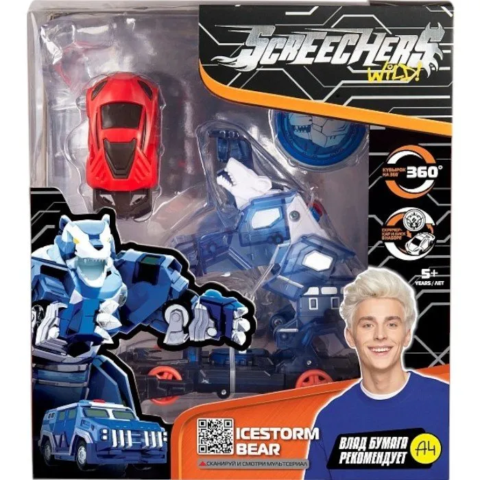 Дикие Скричеры 39865 Игр.Наб. Айс Беар L2. ТМ Screechers Wild — изображение 3