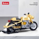КОНСТРУКТОР SLUBAN ПЛАСТМАССОВЫЙ "МОДЕЛЬКИ: МОТОБАЙК R75" (223 ДЕТ.) M38-B0959 - Image 4