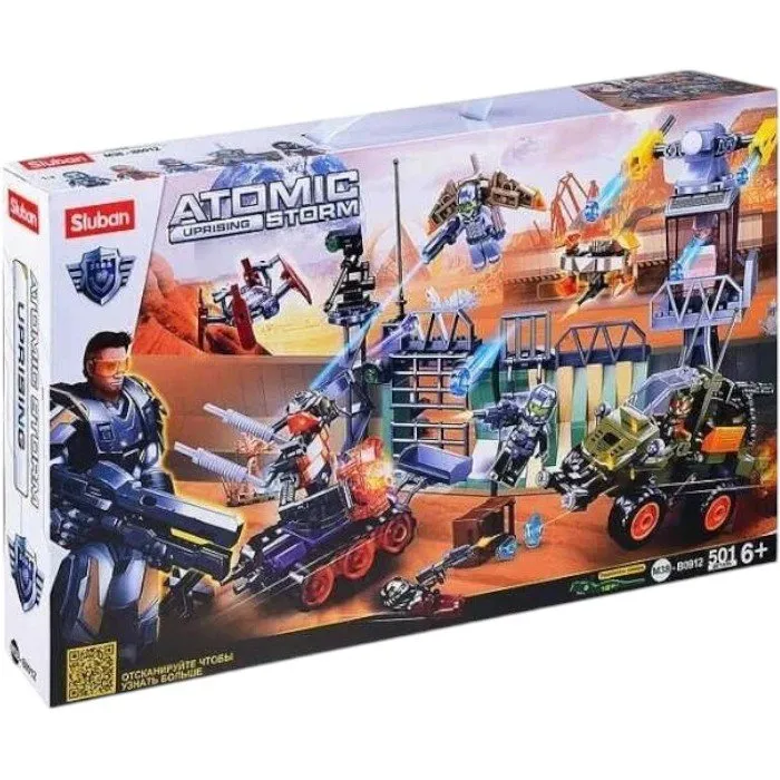 Конструктор SLUBAN Atomic Storm Блокпост, 501 дет. M38-B0912 — изображение 3