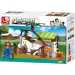 Конструктор SLUBAN Г Мойка для лошади, 110 дет. M38-B0557 — изображение 3