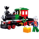 Конструктор SLUBAN Городская серия С новым годом, Поезд, 156 дет. M38-B0889A