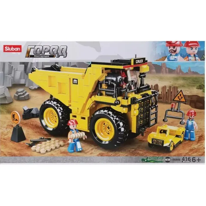 Конструктор SLUBAN Грузовик 416 дет. M38-B0806 - Image 3