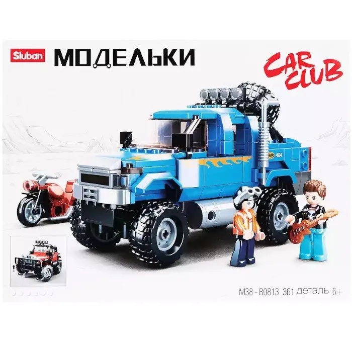 Конструктор SLUBAN Машинка 363 дет. M38-B0813 - Image 3