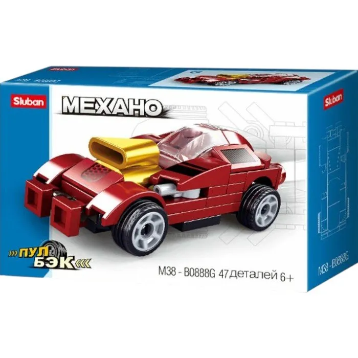 Конструктор SLUBAN Механо , 47 дет. M38-B0888G — изображение 2