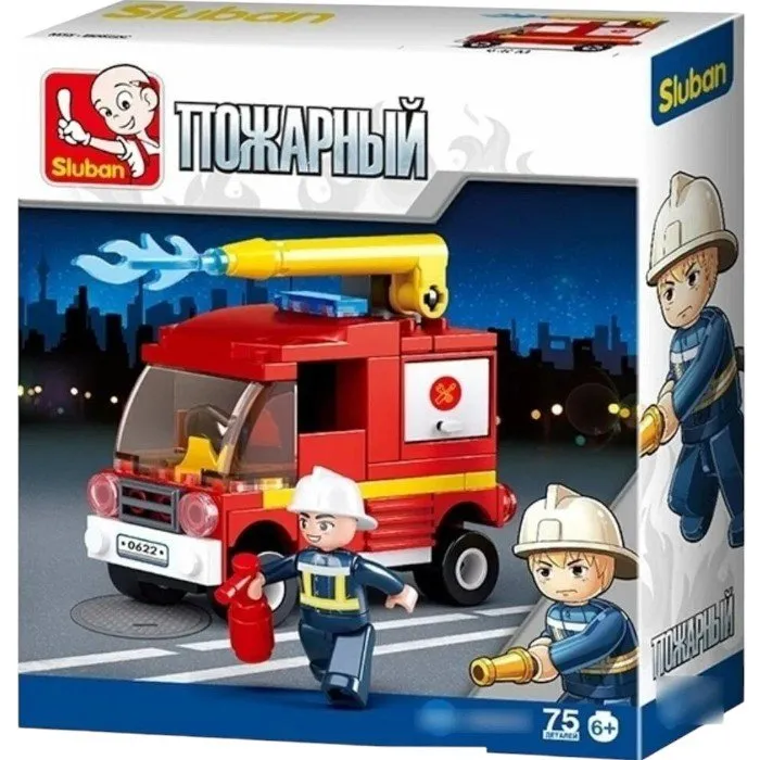 Конструктор SLUBAN Пожарные спасатели 75 дет. M38-B0622C — изображение 3