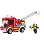 Конструктор SLUBAN Пожарные спасатели Пожарная машина, 136 дет. M38-B0632