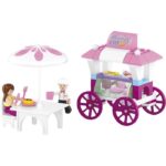 Конструктор SLUBAN Розовая мечта Продуктовый киоск, 78 дет. M38-B0522 - Image 3