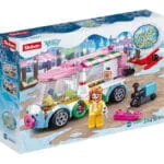 Конструктор SLUBAN Розовая мечта С Новым годом Фургон с подарками, 143 дет. M38-B0889D - Image 2