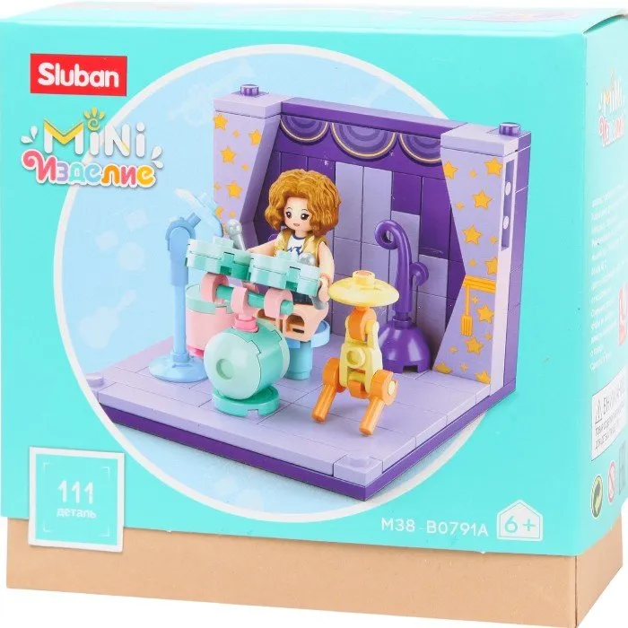 Конструктор Sluban «Барабанщица», 111 дет. M38-B0791A - Image 3
