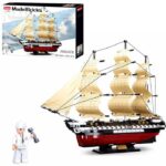 Конструктор Sluban Модельки: Фрегат, 1118 дет. M38-B0836 — изображение 2