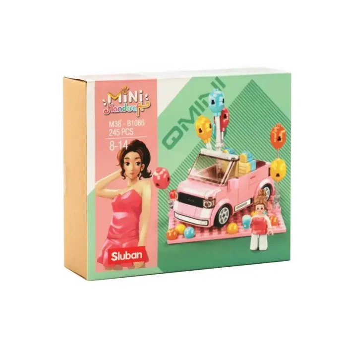 Конструктор пластиковый.SLUBAN.Мечта принцессы 245 дет. M38-B1086
