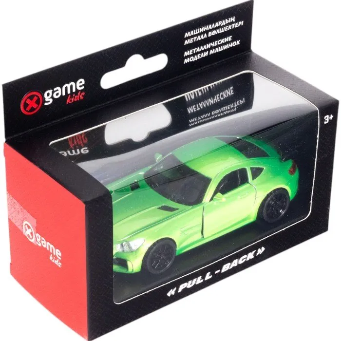 Металлическая машинка, X-Game Kids, 43500MG, 1:32, 12.5 см, Зелёный металлик - Image 2