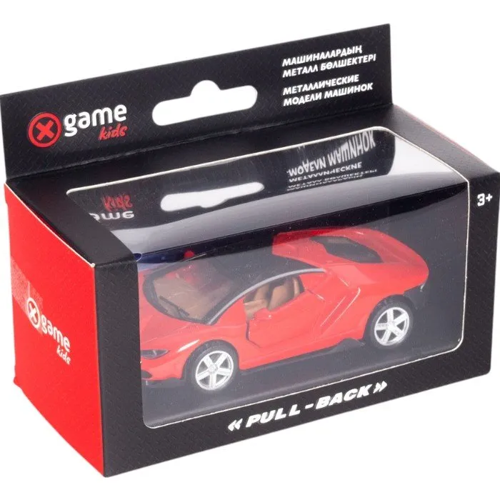 Металлическая машинка, X-Game Kids, 43740R, 1:32, 12.5 см, Красная — изображение 2