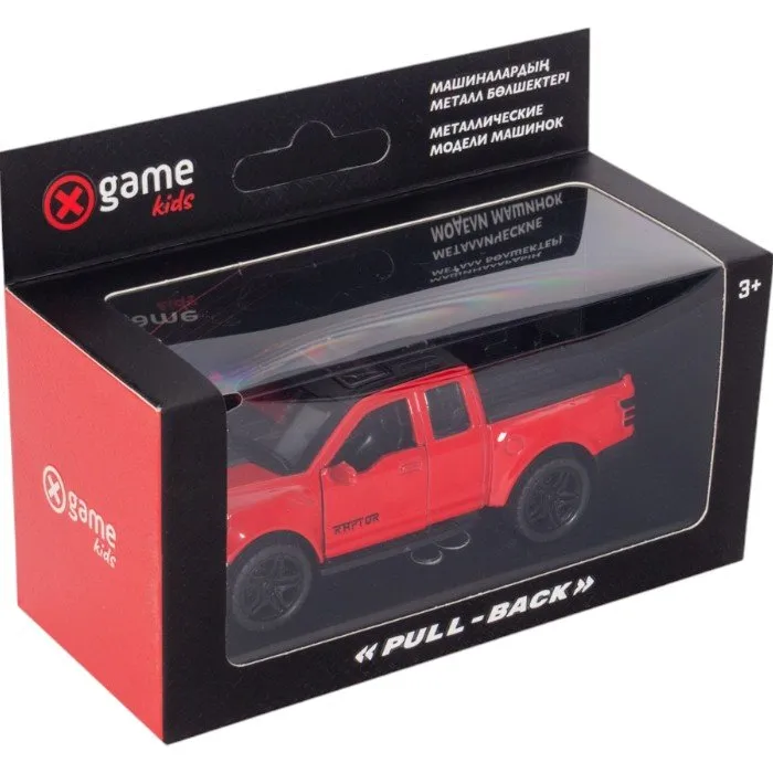 Металлическая машинка, X-Game Kids, 61150R, 1:32, 12.1 см, Красная. - Image 2