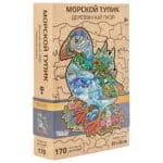 Фигурный деревянный пазл W21006 "Морской тупик" (170 дет.)