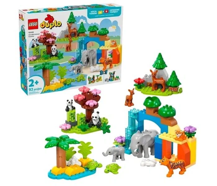 Lego 10446 Дупло Семьи диких животных 3в1