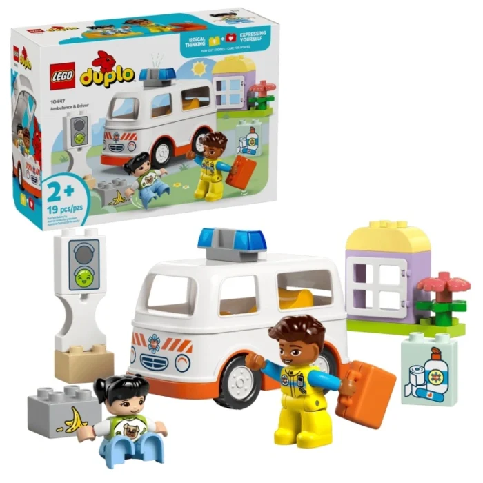 Lego 10447 Дупло Скорая помощь с водителем