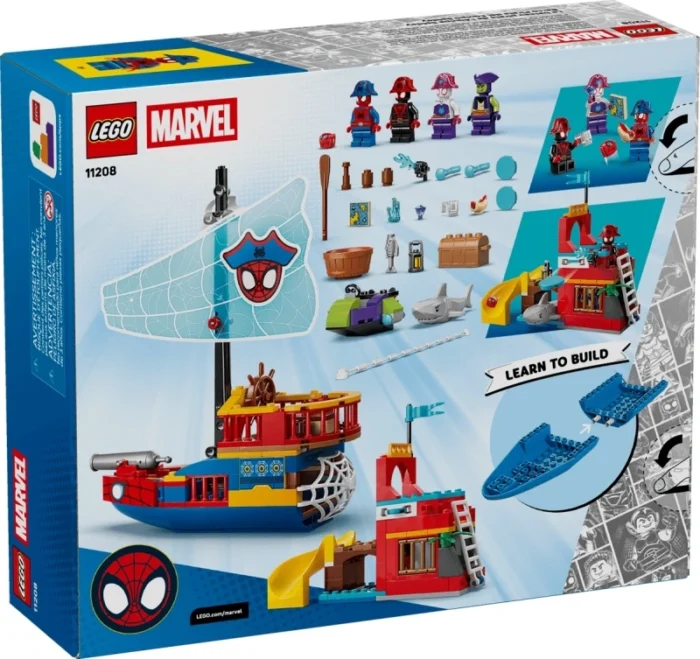 Lego 11208 Spidey Пиратский корабль команды Человека-Паука - Image 2