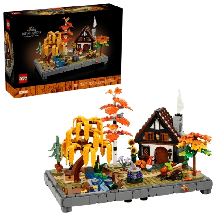 Lego 11372 Icons Домик с осенним садом