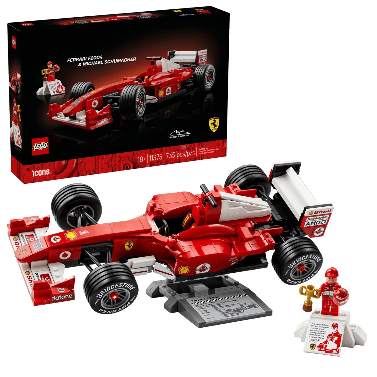 11375_1_LEGO_KIDSY_KZ_PP-1-1.webp Lego 11375 Icons Ferrari F2004 и Михаэль Шумахер - Image 1
