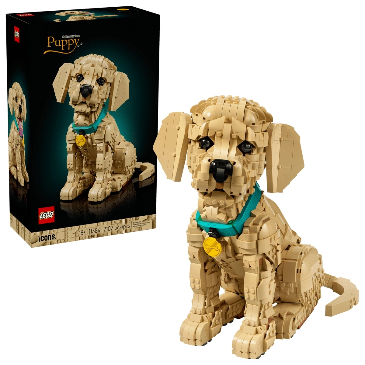 11384_1_KIDSY_KZ_LEGO_PP-1-1.webp Lego 11384 Icons Щенок золотистого ретривера - Image 1