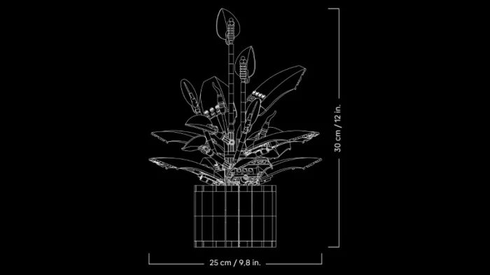 Lego 11504 Botanicals Спатифиллум — изображение 14