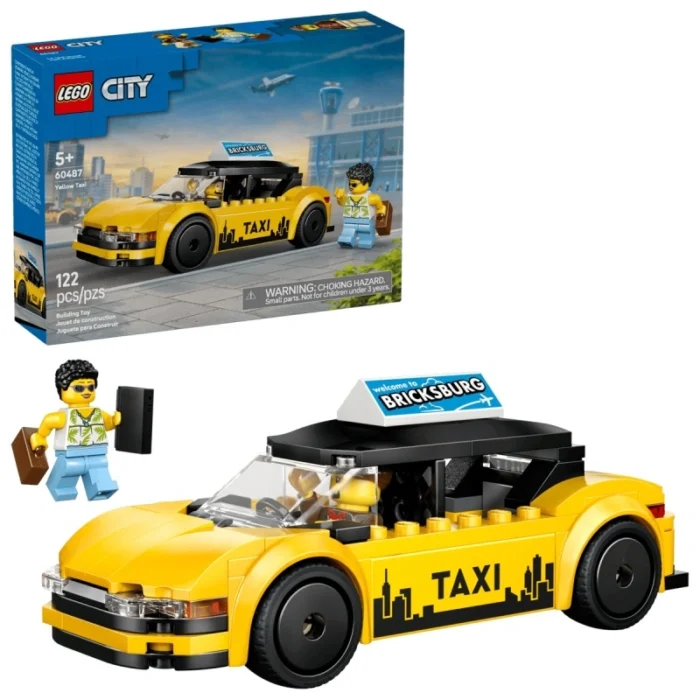 Lego 60487 Город Желтое Такси