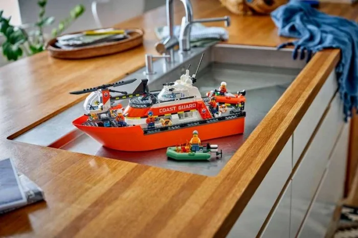 Lego 60504 Город Спасательный корабль и вертолет береговой охраны — изображение 5