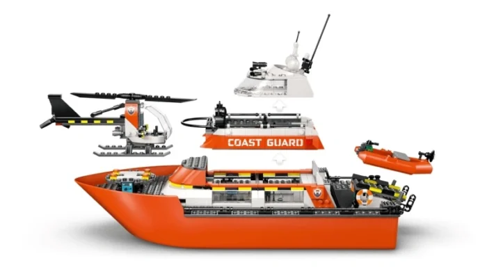 Lego 60504 Город Спасательный корабль и вертолет береговой охраны — изображение 9