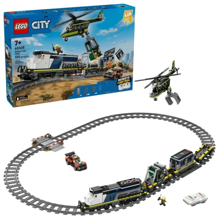 Lego 60508 Город Ограбление полицейского поезда