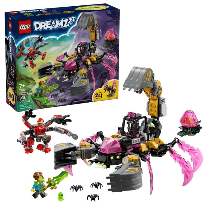 Lego 71513 DREAMZzz Экскаватор: кошмарный скорпион