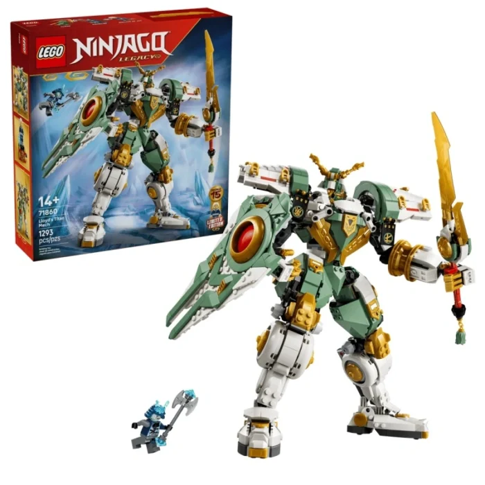 Lego 71860 Ниндзяго Титановый костюм Ллойда: 15-я годовщина