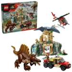 Lego 76976 Jurassic World Полет на вертолете: спинозавр и кетцалькоатль