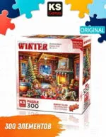 Пазл KS Games Рождественская комната, 300 деталей